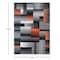 Flash Furniture Orange 5' x 7' Modern Color Blocked Area Rug ACD-RGTRZ861-57-OR-GG - alternate 2